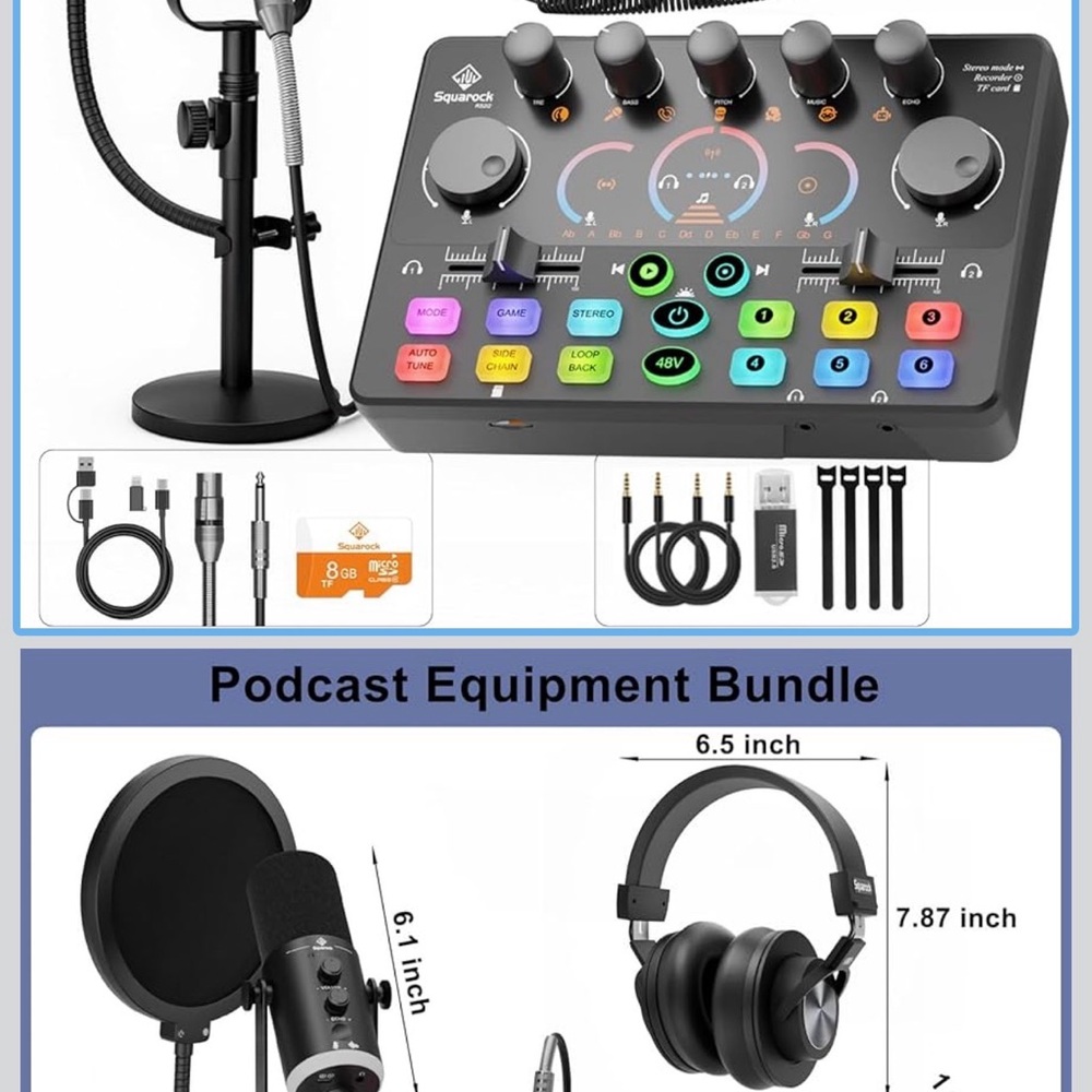 Squarock Podcast Equipment Bundle